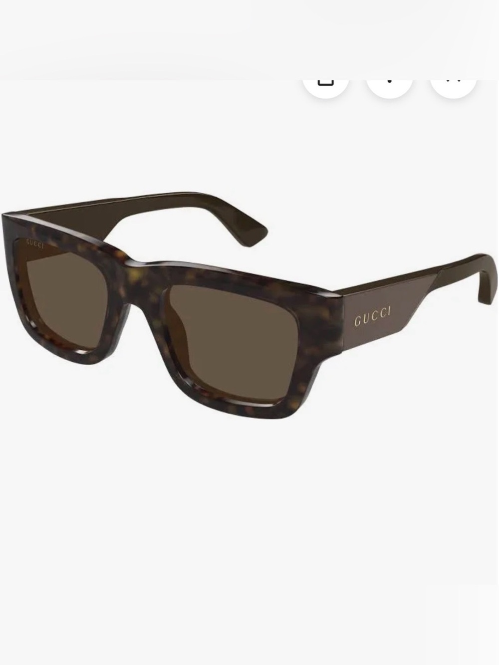 NWT GG1668S 005 52 21-145 M Gucci Men's Sunglasses